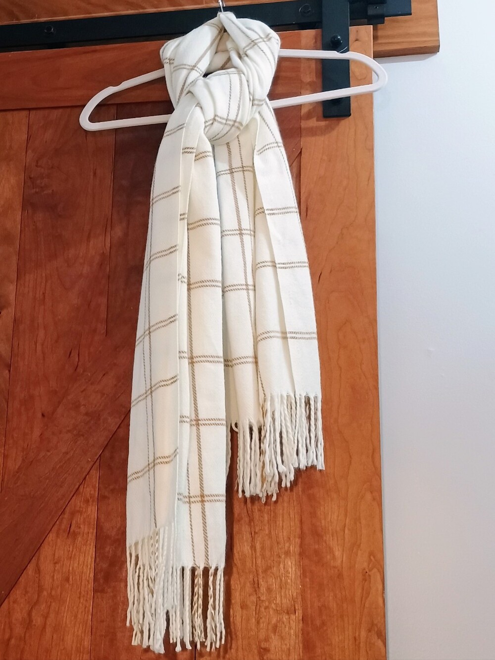 Gorgeous Windowpane Wrap Scarf